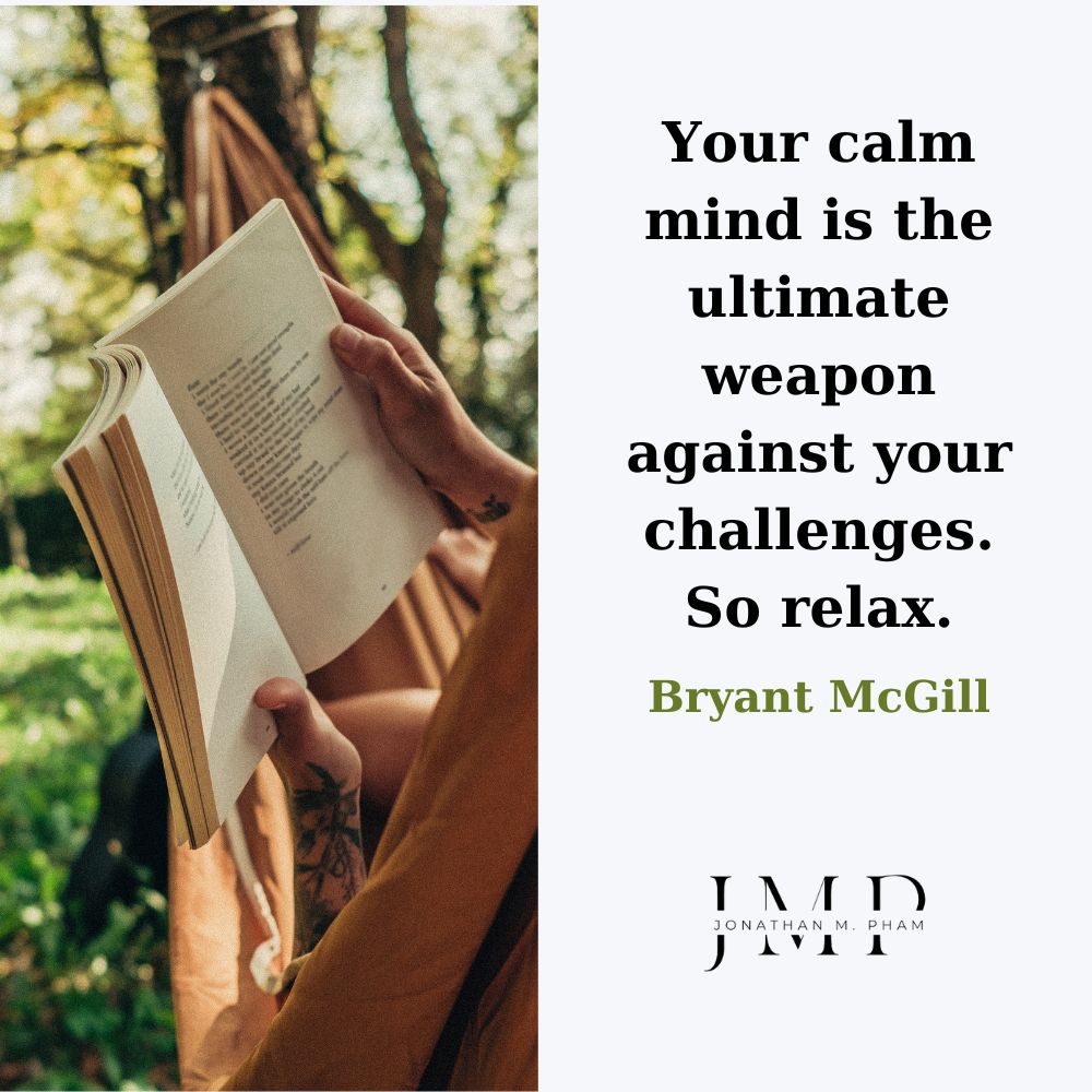 calm mind relax self care quotes