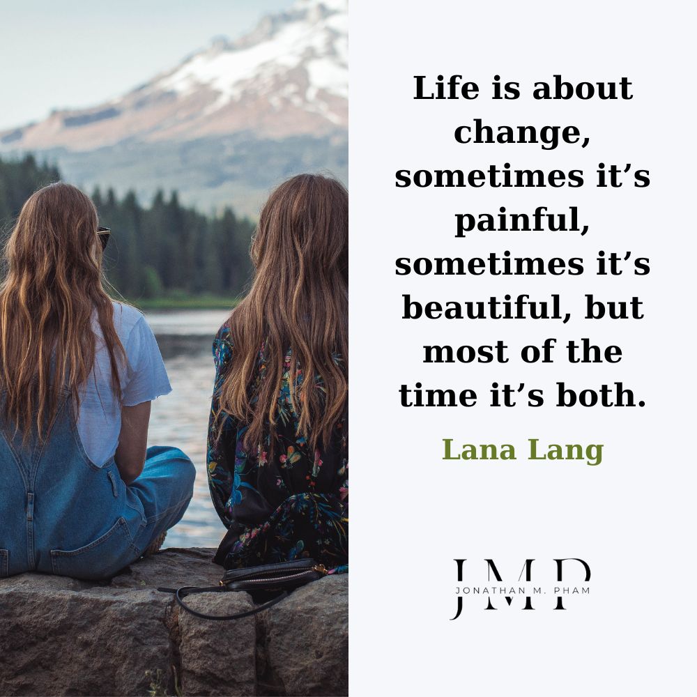 life is about change