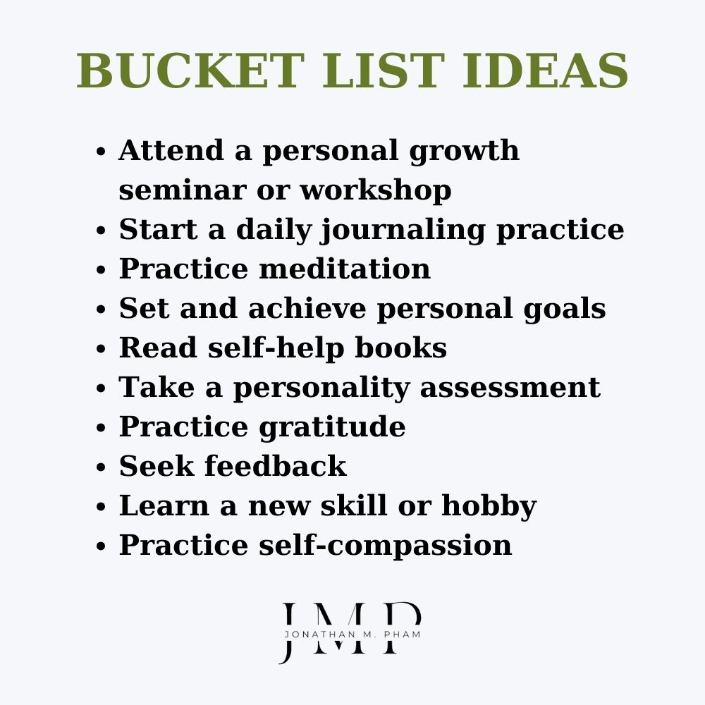 bucket list ideas