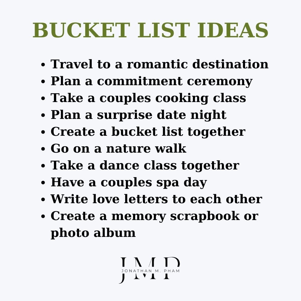 bucket list ideas