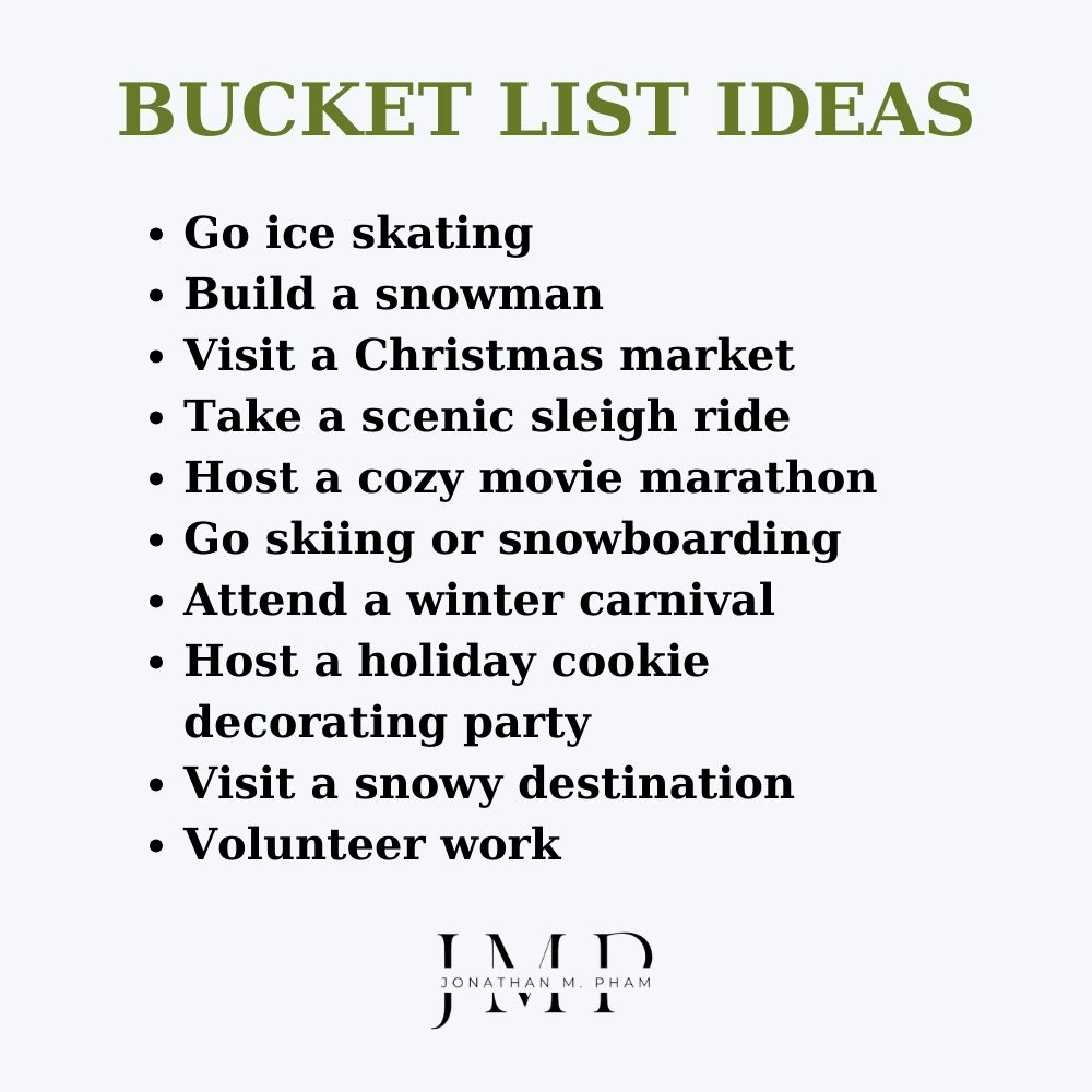 bucket list ideas