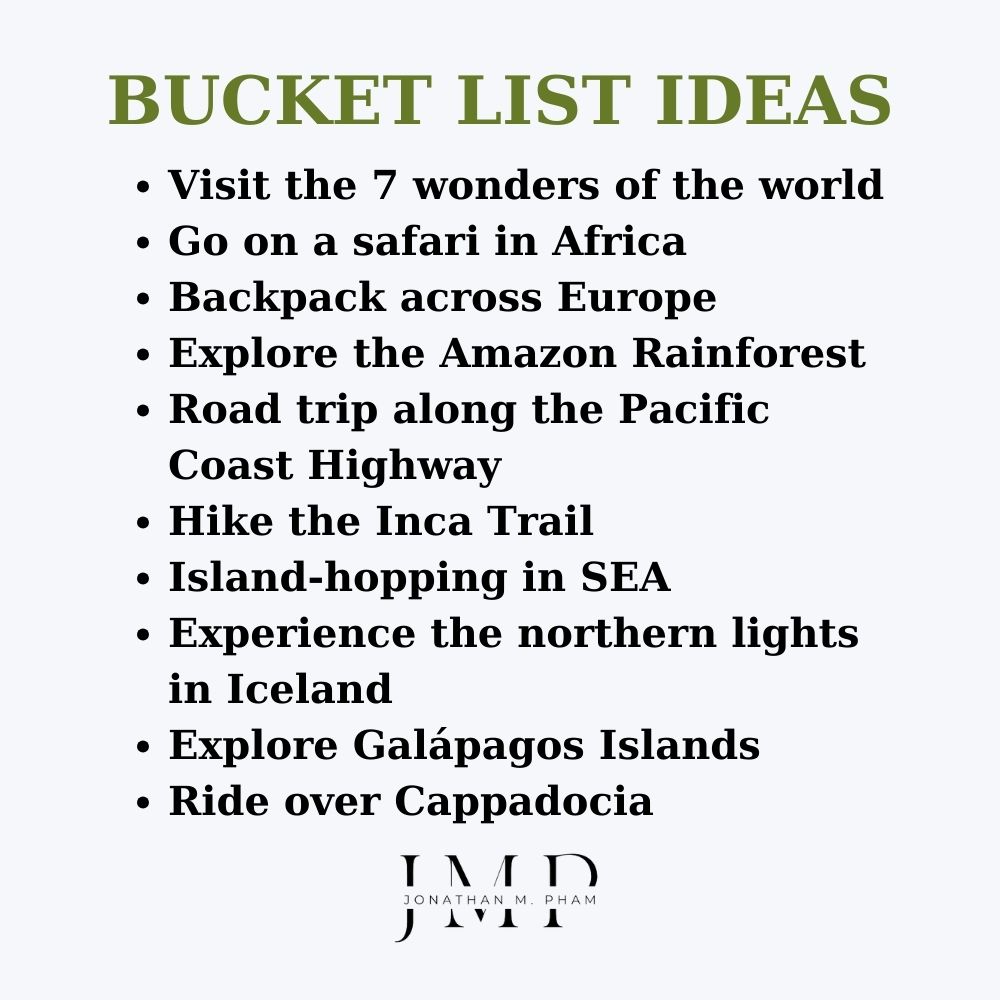 Dream list