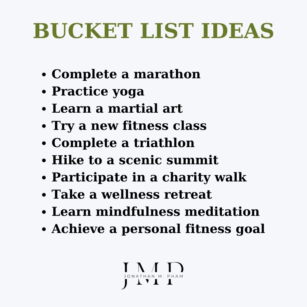bucket list ideas