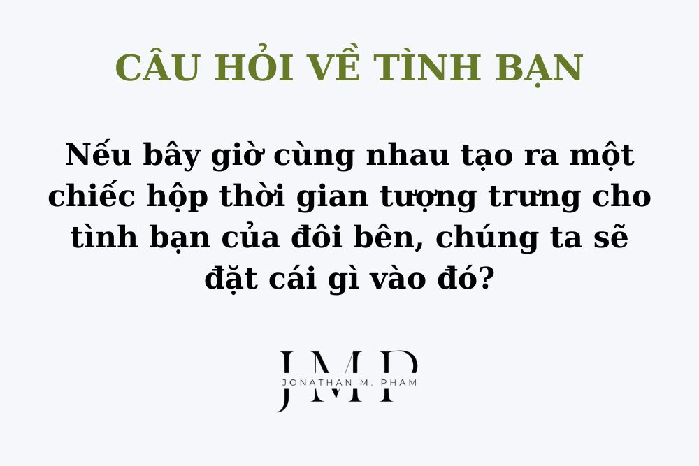 câu hỏi về tình bạn