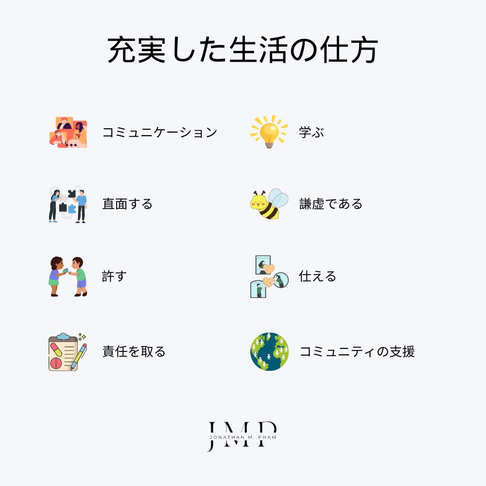 充実した生活の仕方