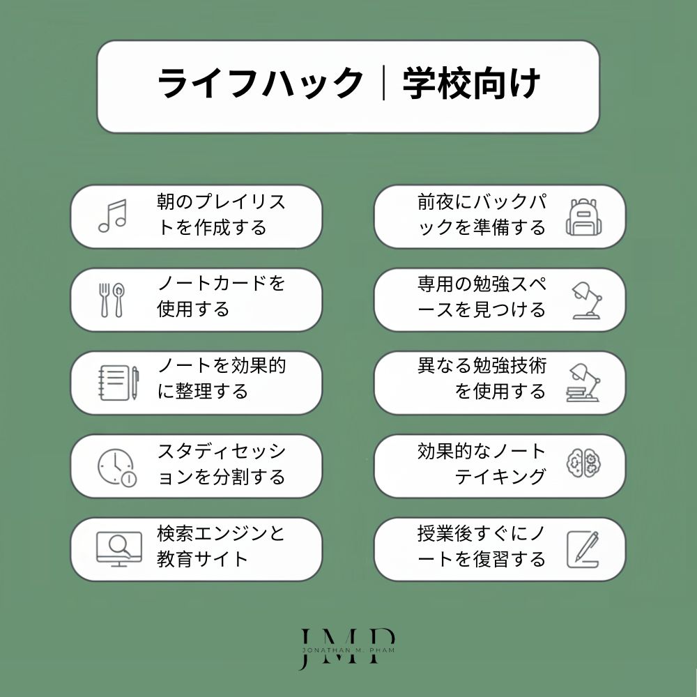 ライフハック|学校向け