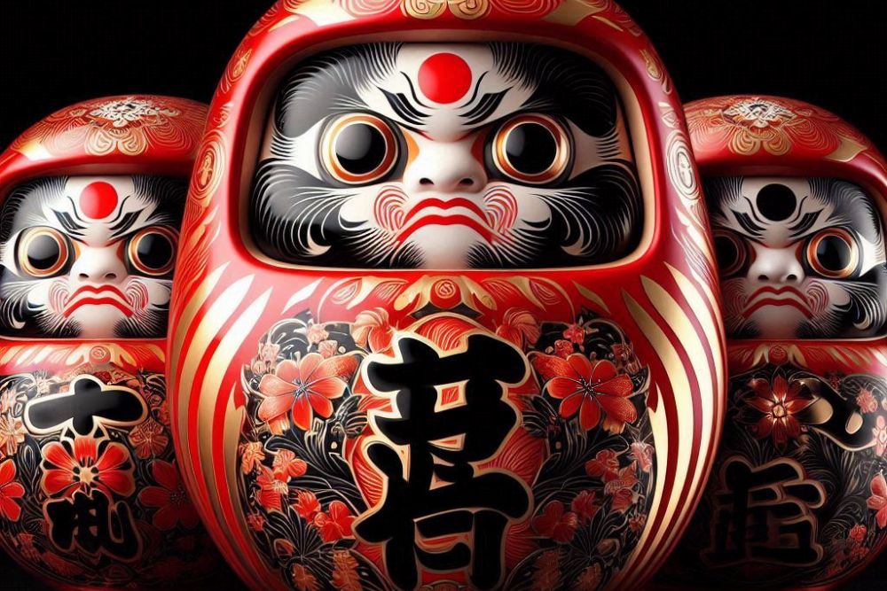 lật đật búp bê daruma