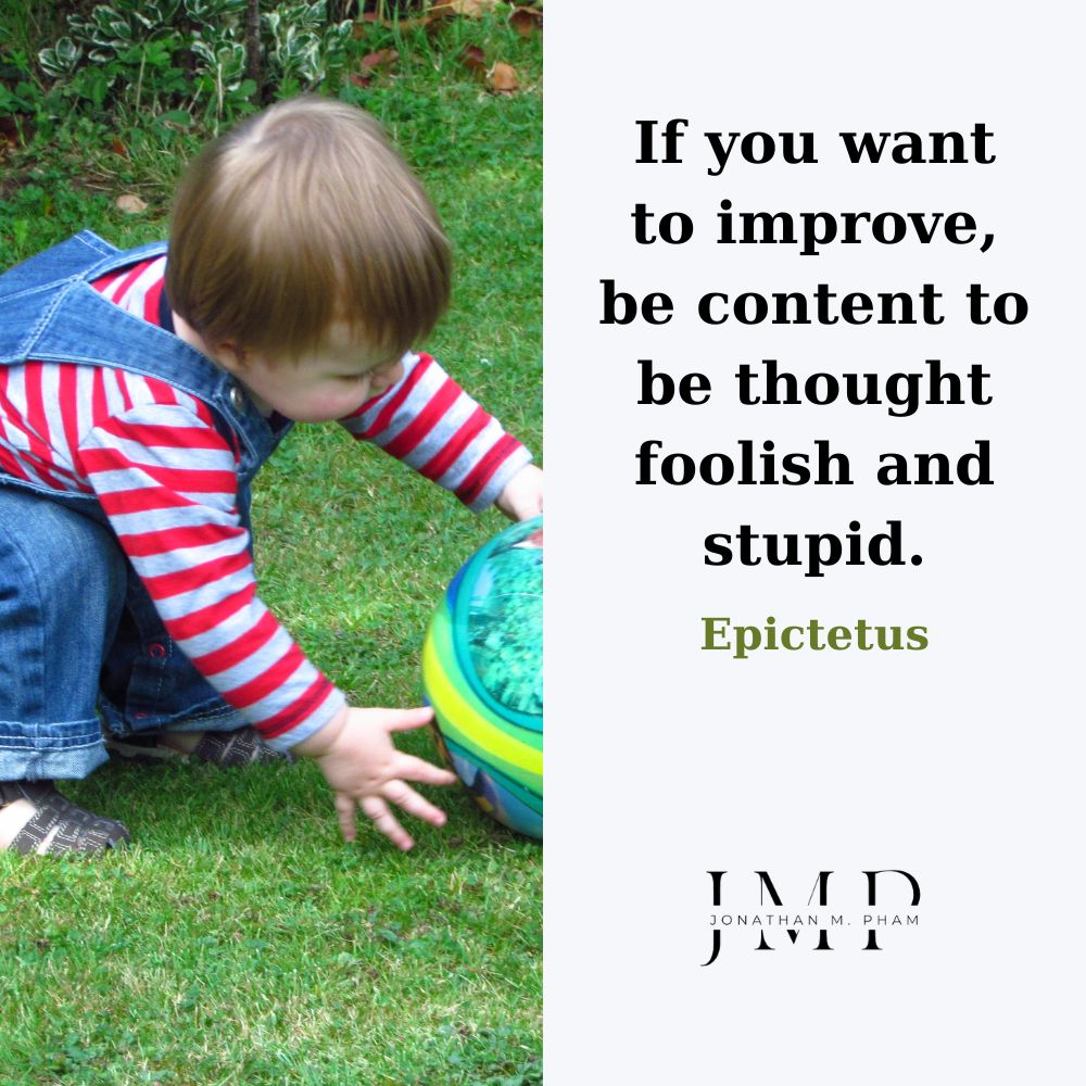 be content to be thought foolish