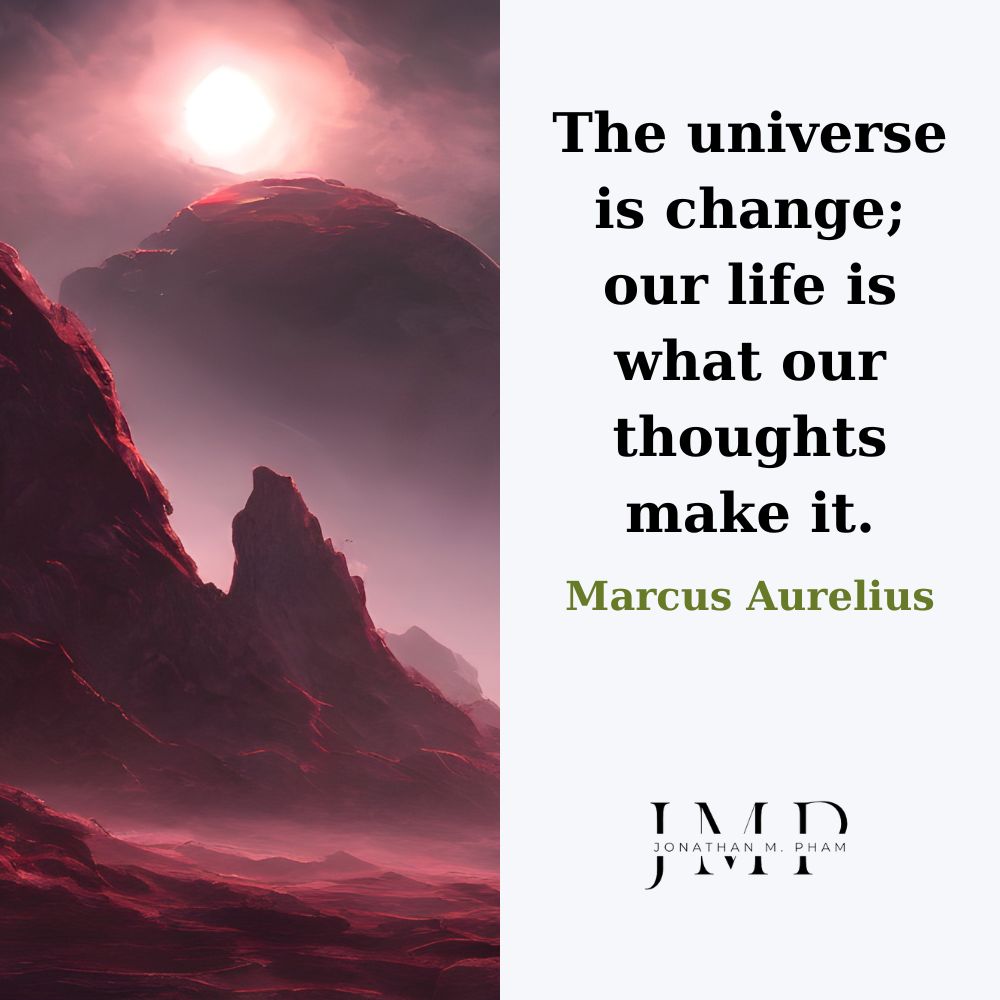 the universe is change