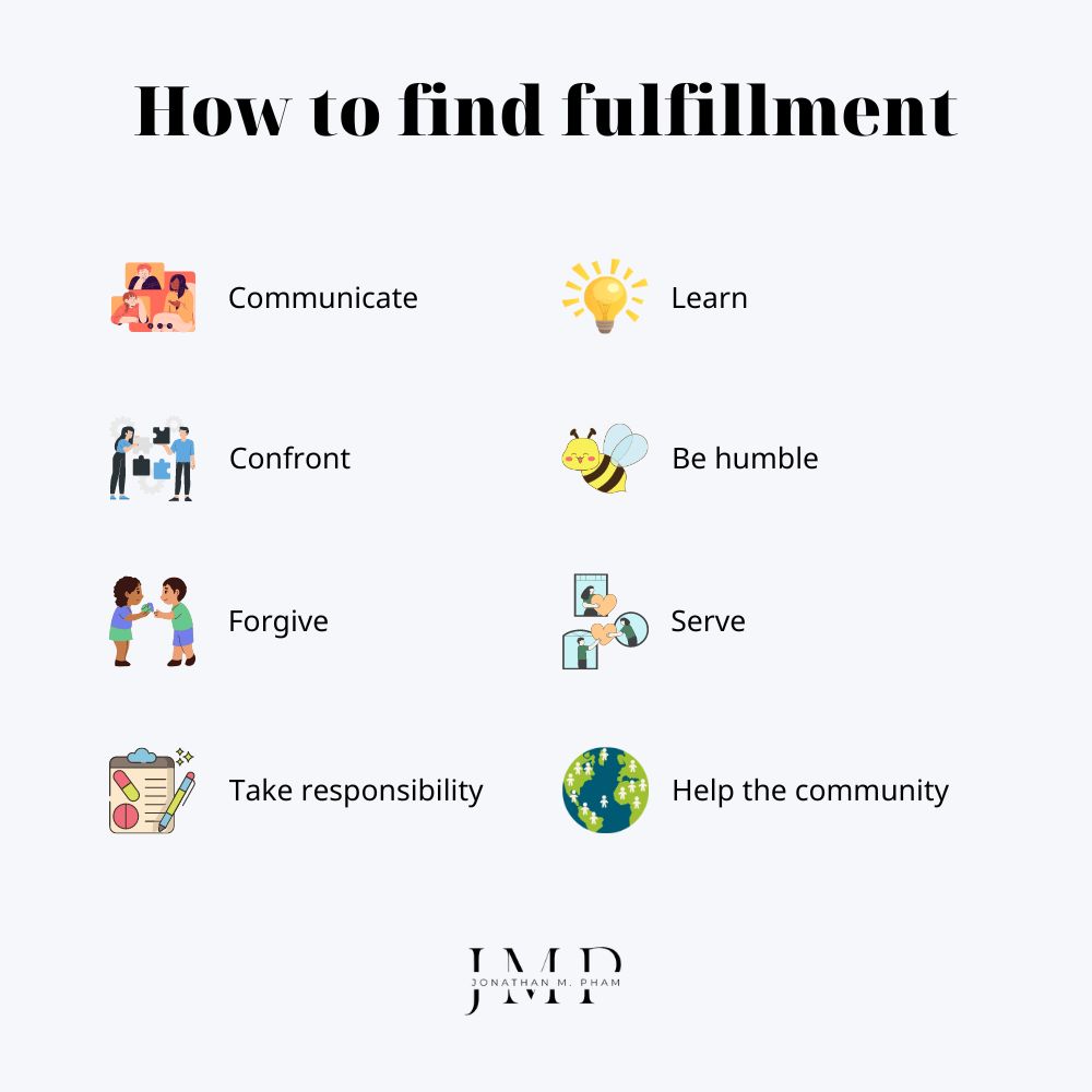 how to find & gain fulfillment in life