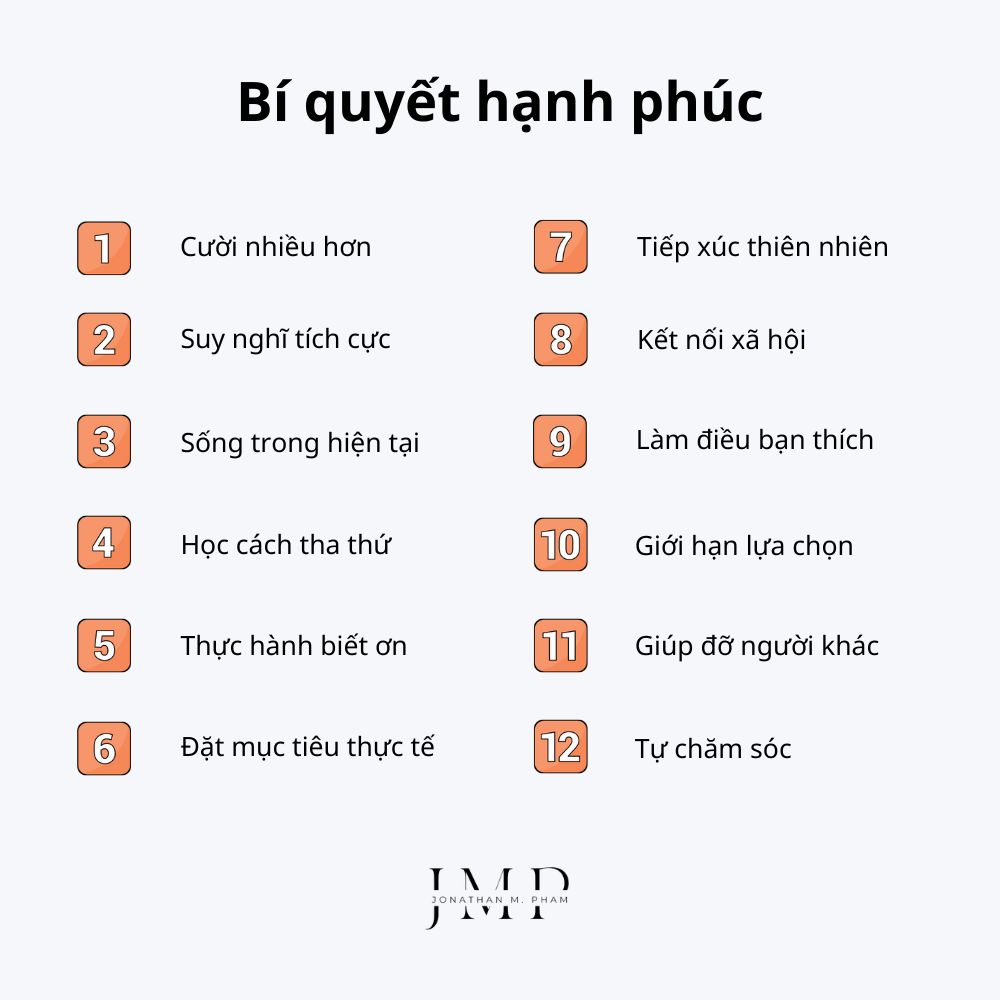 bí quyết hạnh phúc