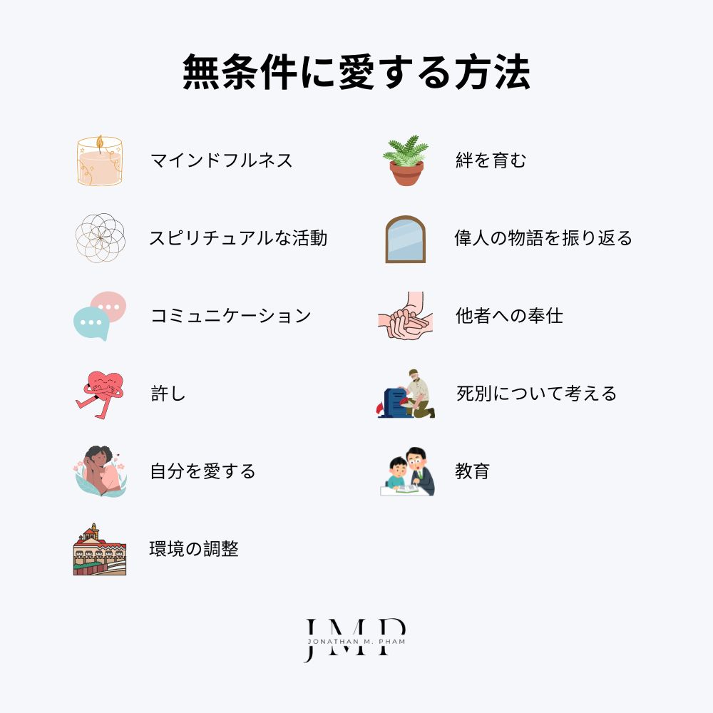 無条件に愛する方法