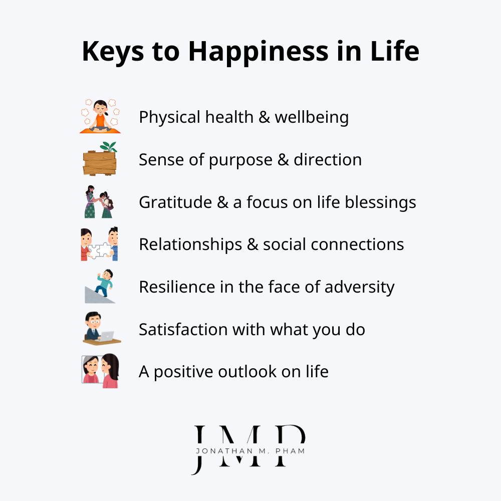 key ingredients of happiness in life