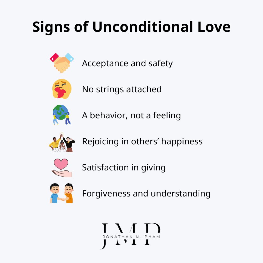 signs of unconditional love