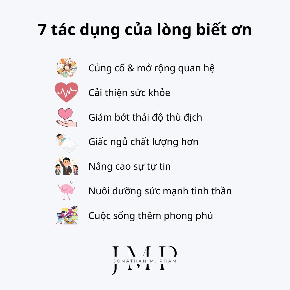 tại sao cần phải có lòng biết ơn - 7 tác dụng của lòng biết ơn trong cuộc sống