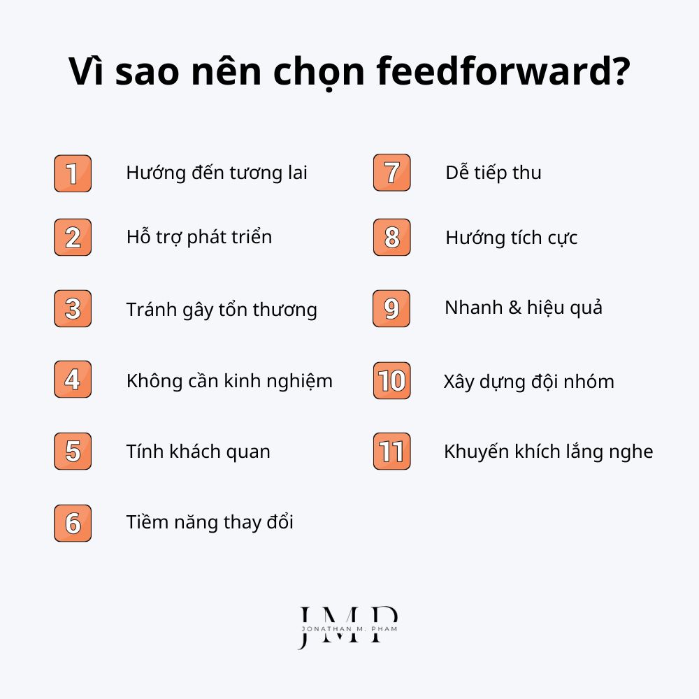 vì sao nên chọn feedforward