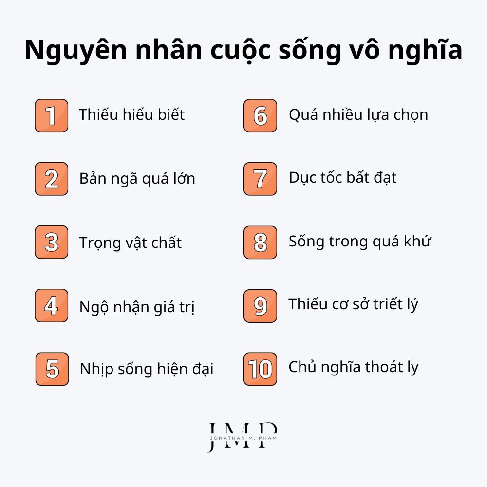 vì sao không tìm thấy ý nghĩa cuộc sống