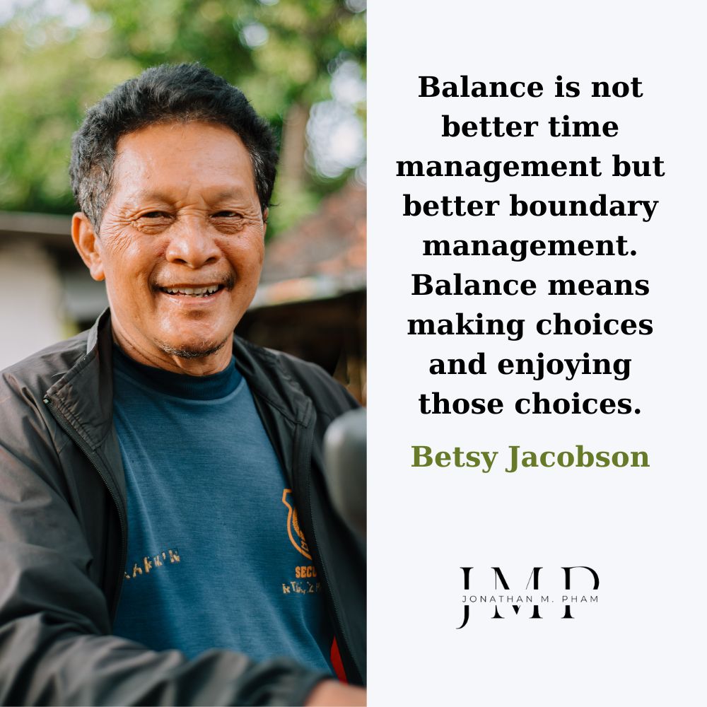 バランスに関する名言