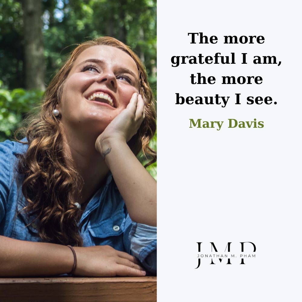 more gratitude more beauty