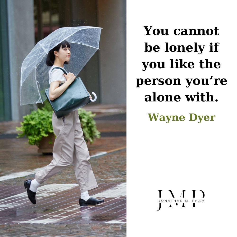 like the person you are alone with