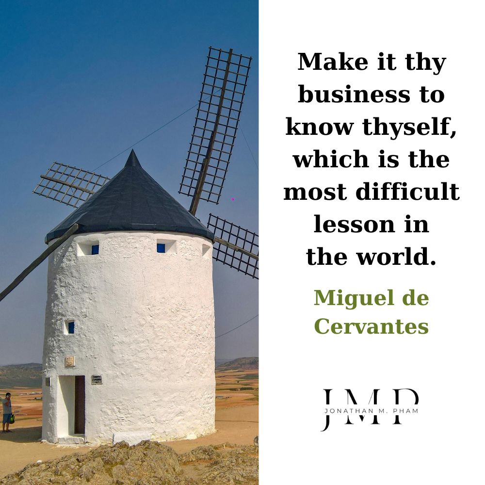 make it thy business to know thyself