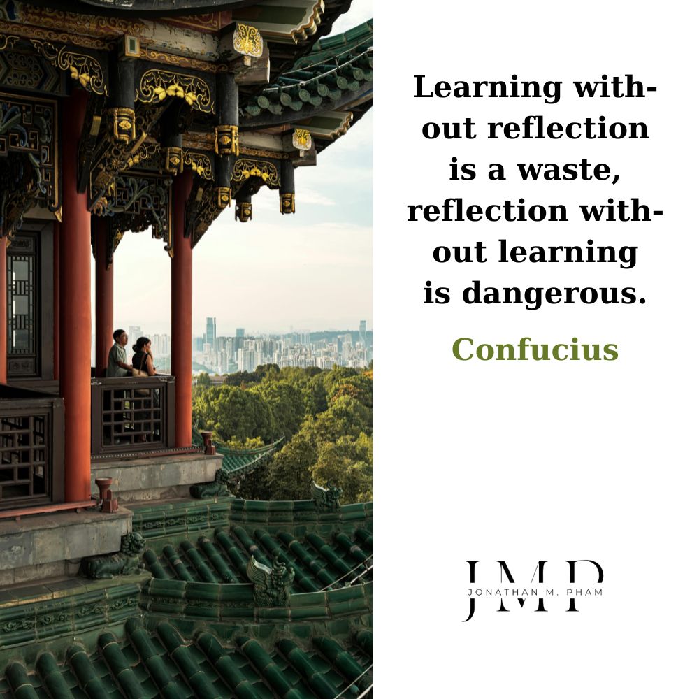 reflection without learning is dangerous
