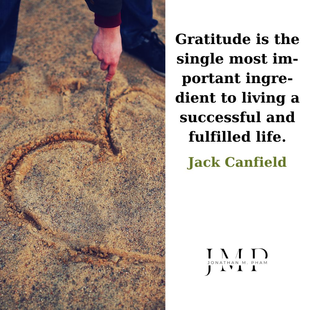 gratitude important ingredient to a successful and fulfilled life