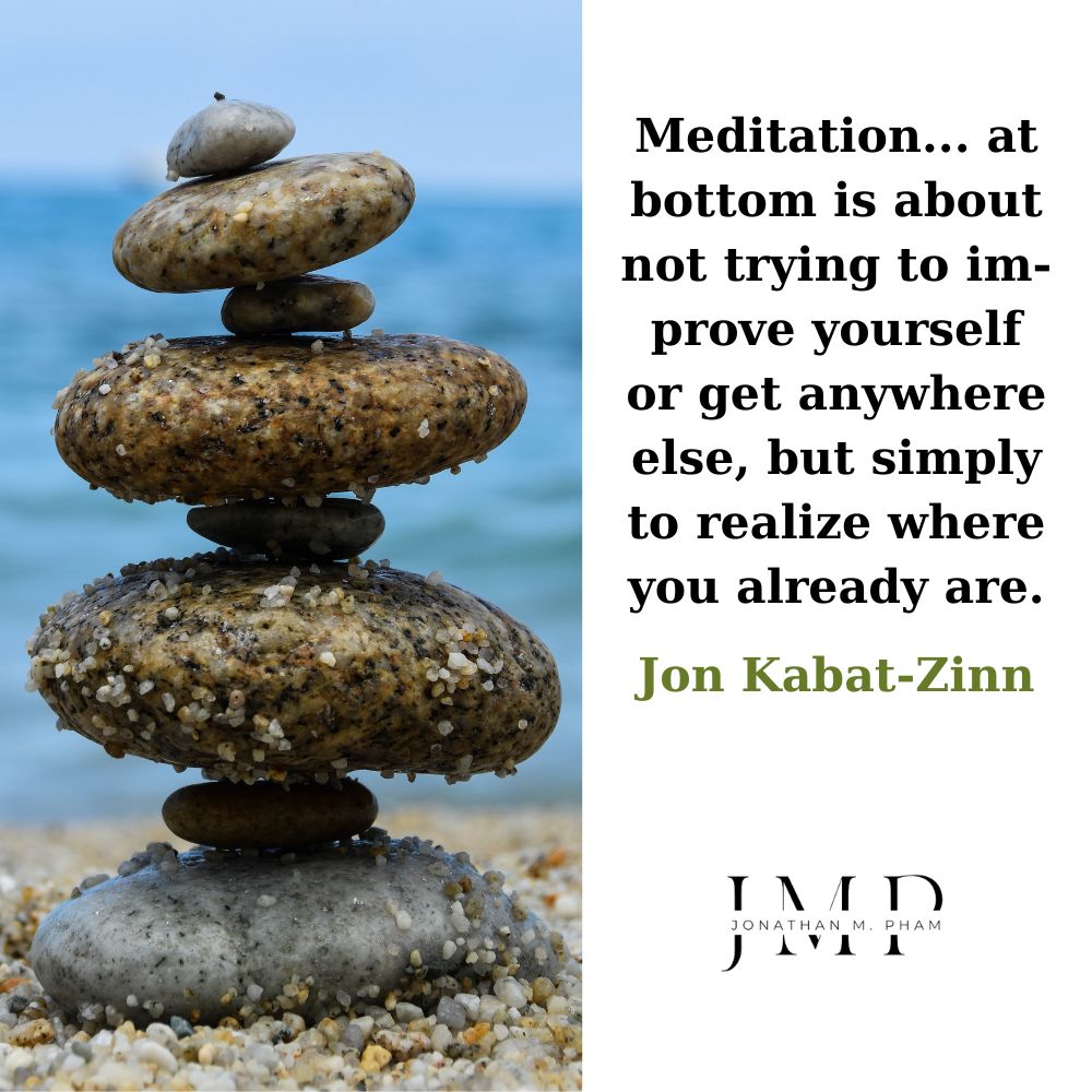 meditation simply to realize where you already are