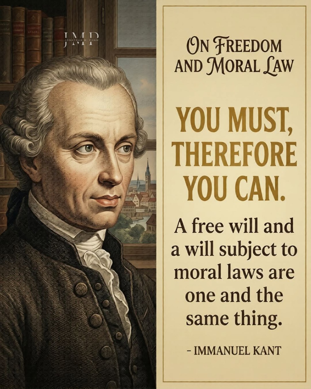 tôi PHẢI làm thế nên tôi CÓ THỂ làm Immanuel Kant