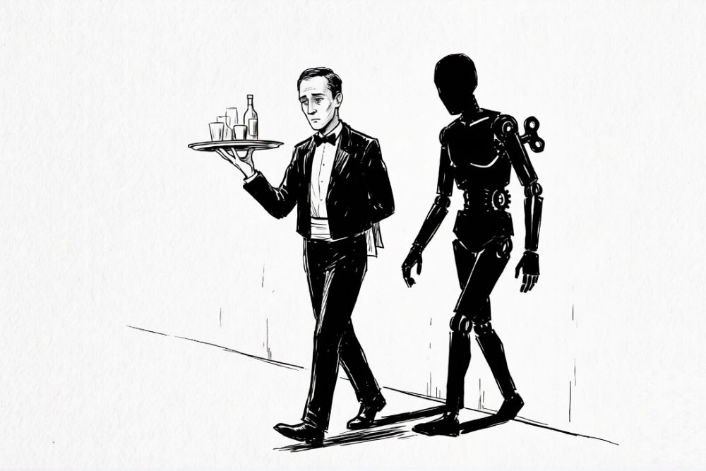 sartre cafe waiter bad faith