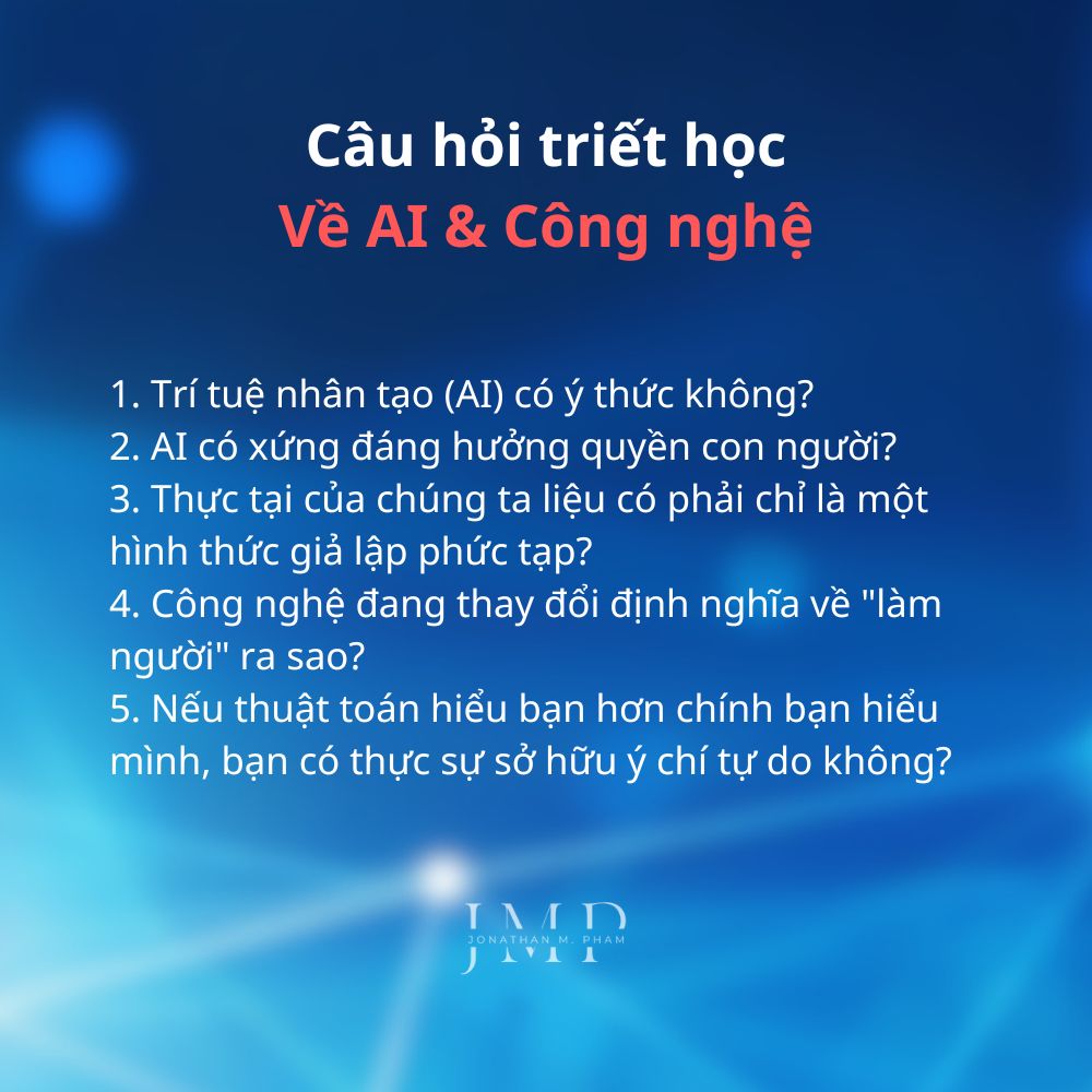 câu hỏi triết học ai & công nghệ