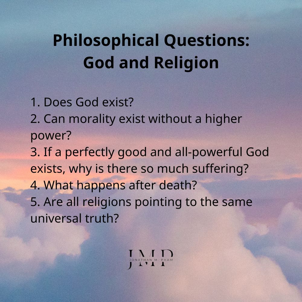 philosophical questions about god religion