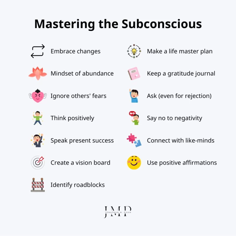 13 tips for mastering the subconscious for success