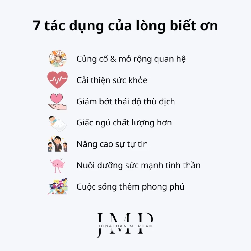 tại sao cần phải có lòng biết ơn - 7 tác dụng của lòng biết ơn trong cuộc sống