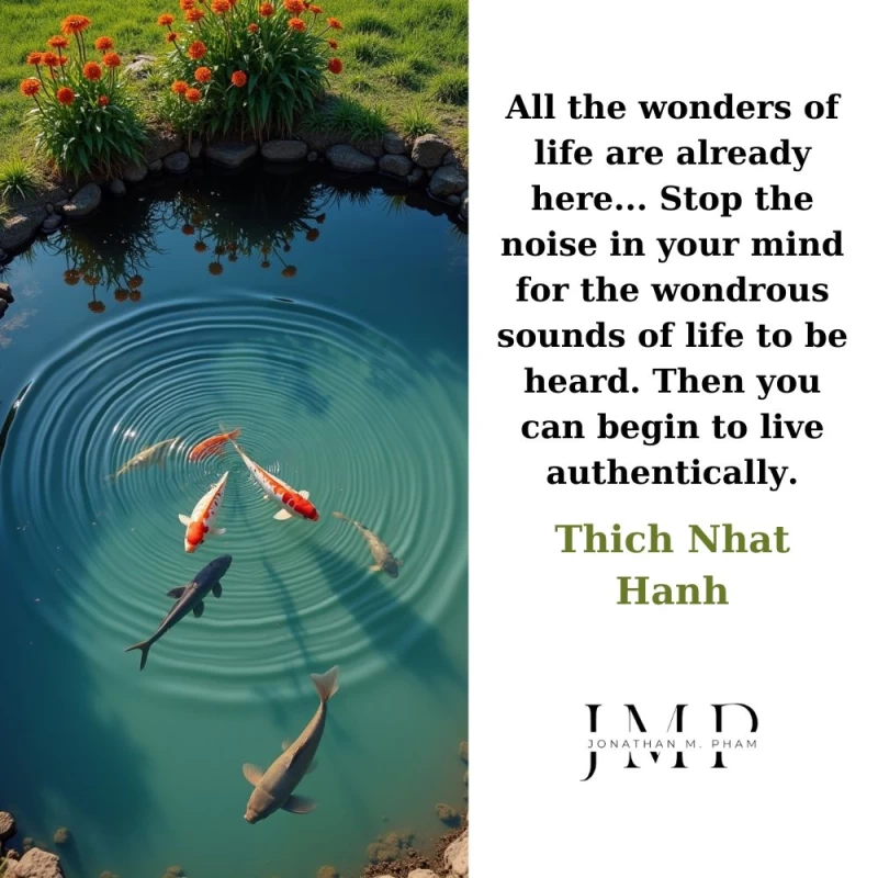 all the wonders of life are already here