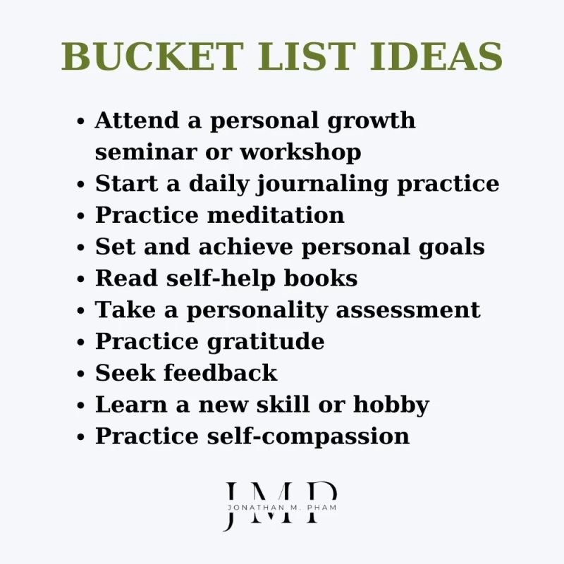 bucket list ideas