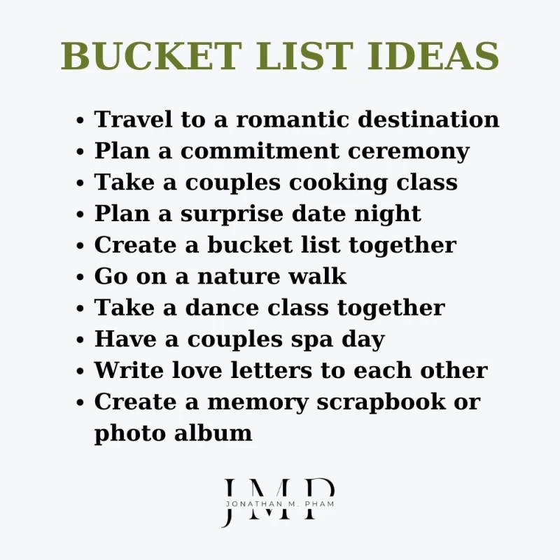 bucket list ideas