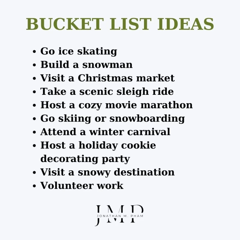 bucket list ideas