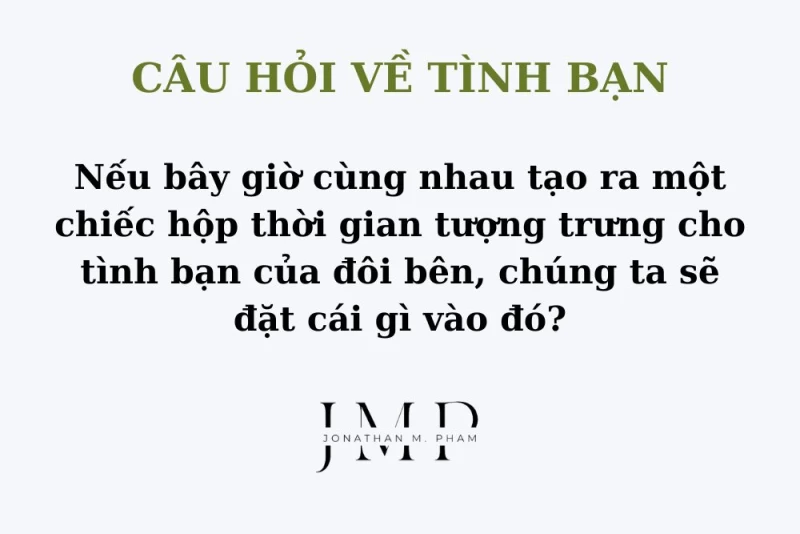 câu hỏi về tình bạn