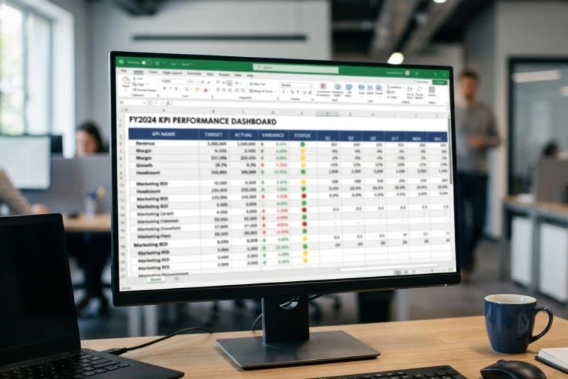 corporate spreadsheet