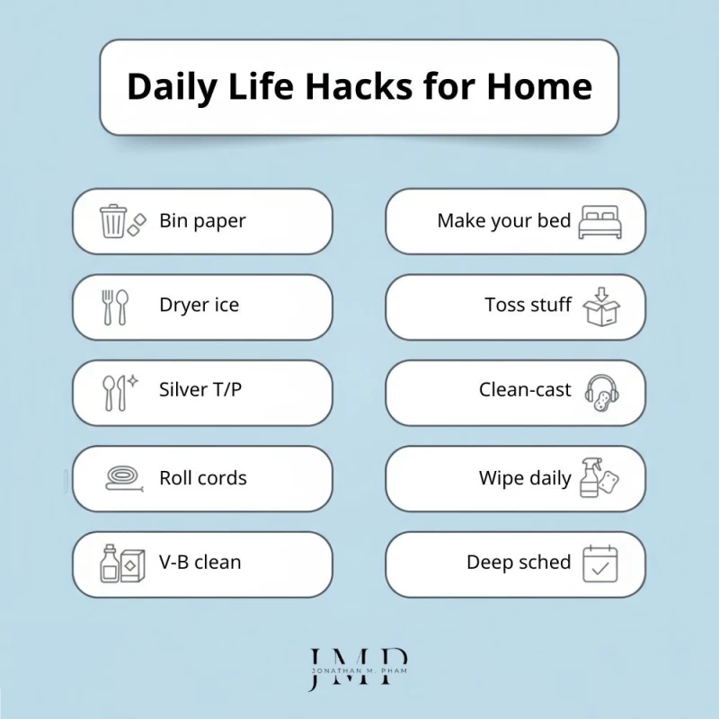 daily life hacks for home