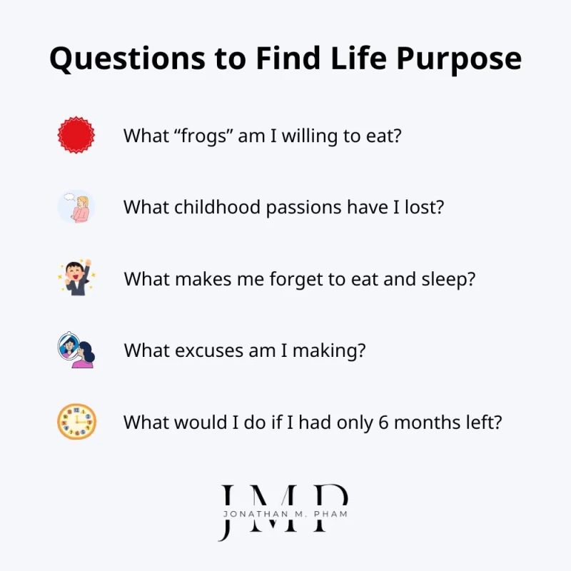 deep questions that help you find your life purpose