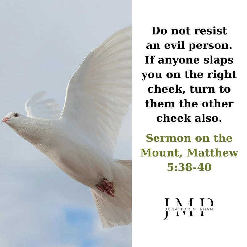 do not resist an evil person
