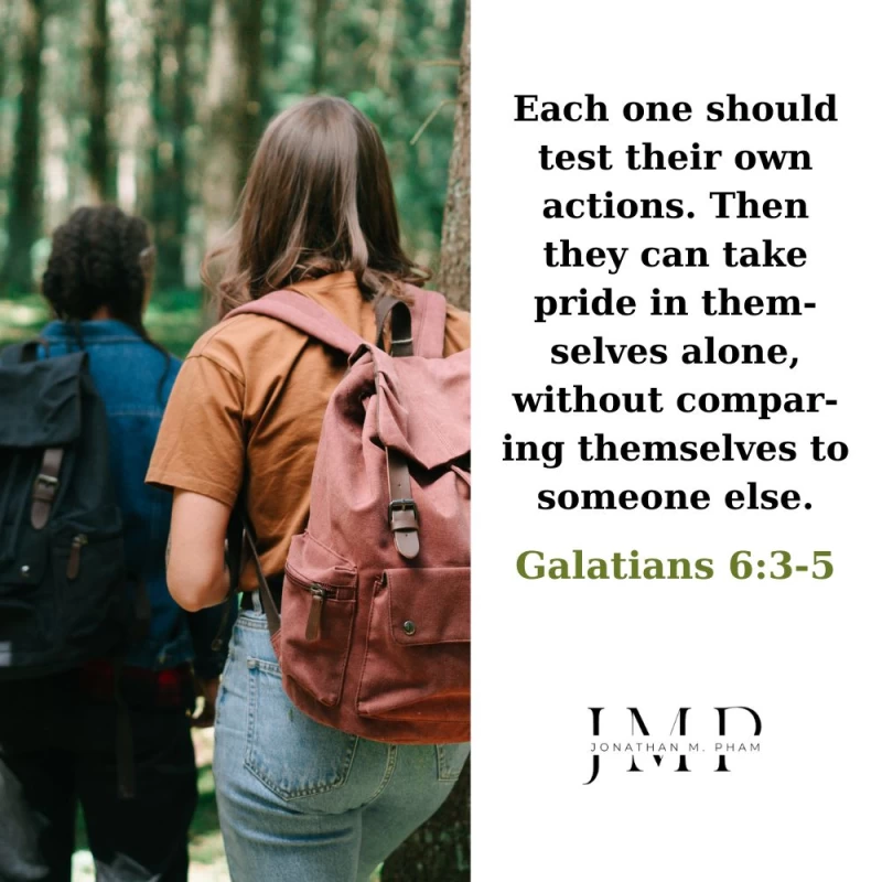 each one should test their own actions