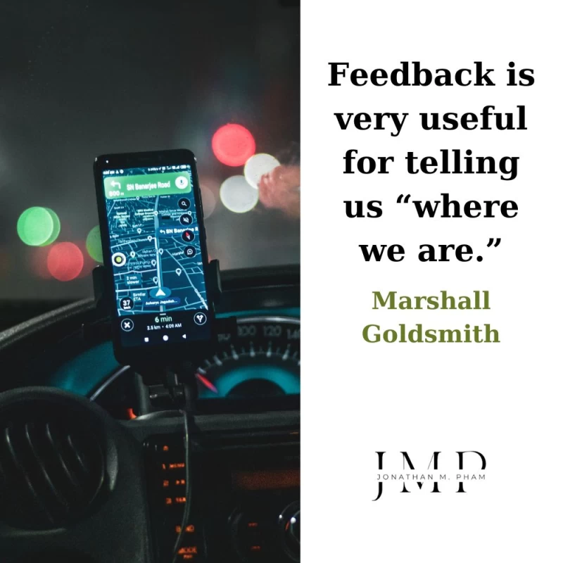 feedback is useful for telling us where we are