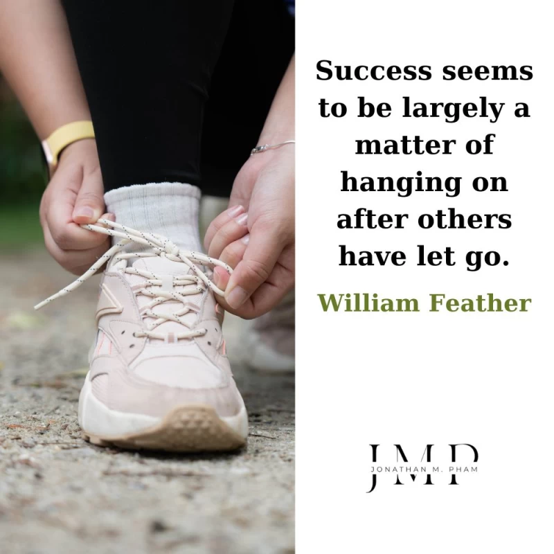 hanging on after others have let go