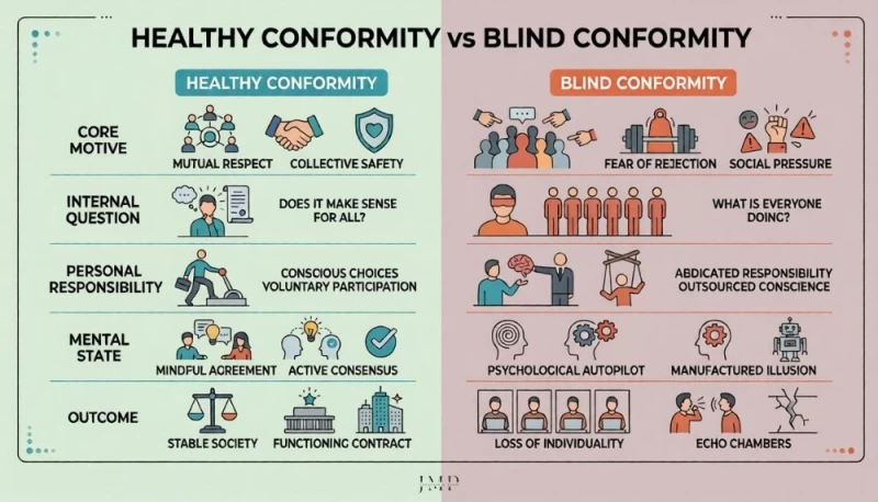 healthy vs blind conformity