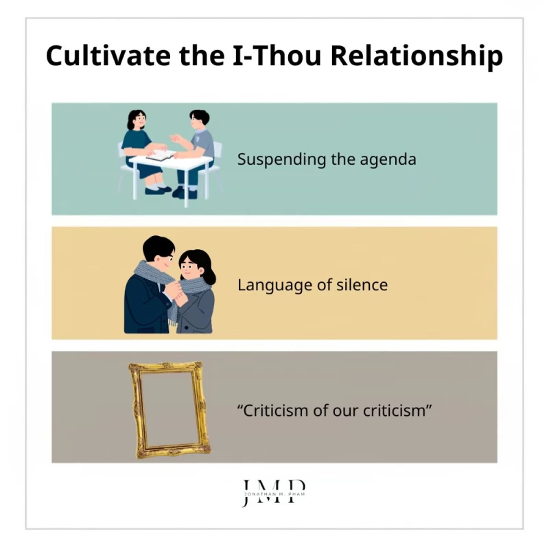 how to cultivate the i-thou relationship