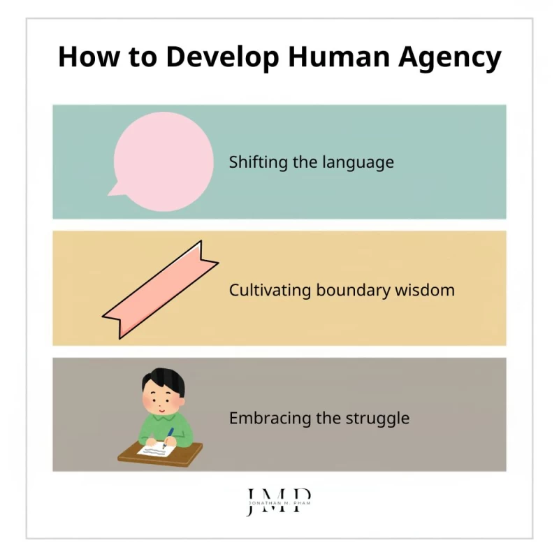 how to develop human agency in daily life