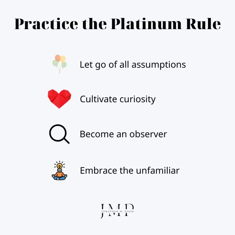 how to practice the platinum rule